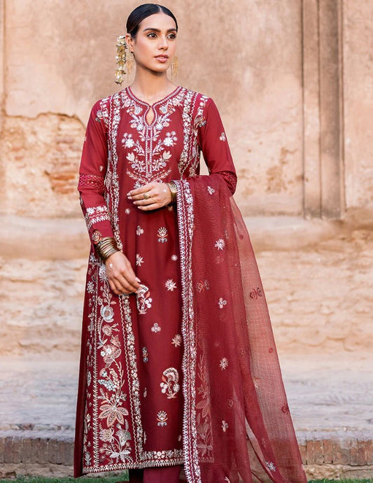 Cross Stitch Eid Lawn-D12