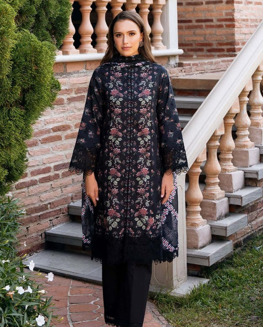 Afrozeh Damask Emb Lawn-D7A