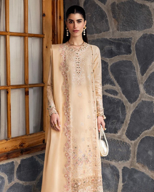 Qalamkar Qlinekari Lawn-DC-12