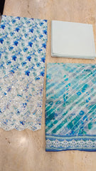 Printed Emb Lawn D-12