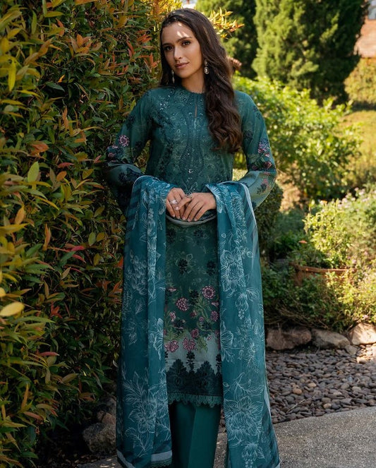 Afrozeh Damask Emb Lawn-D2A