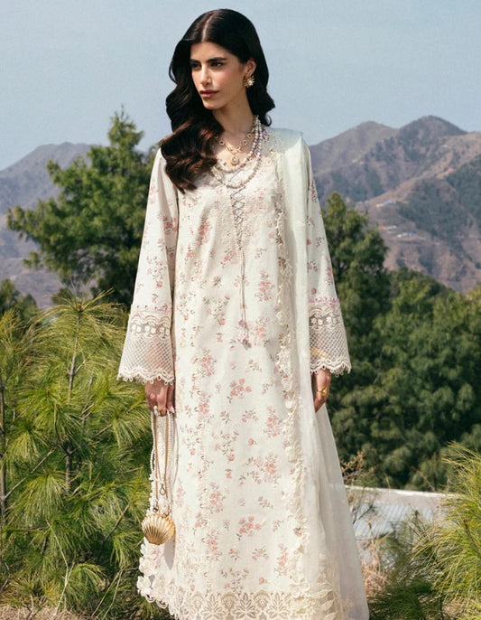 Qalamkar Qlinekari Lawn-DC-13