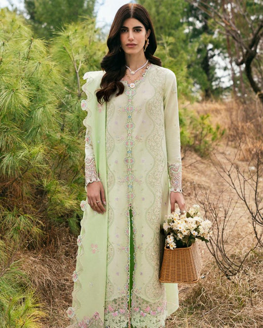 Qalamkar Qlinekari Lawn-DC-14