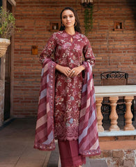 Afrozeh Damask Emb Lawn-D8B