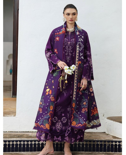 Qalamkar Q Linen -KL15 Iris