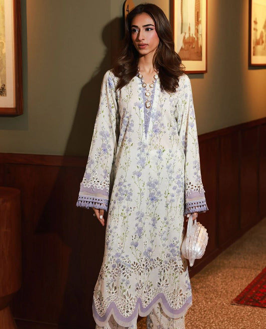 Nureh Ballerina Unstitched 02 Pcs-NU2-174