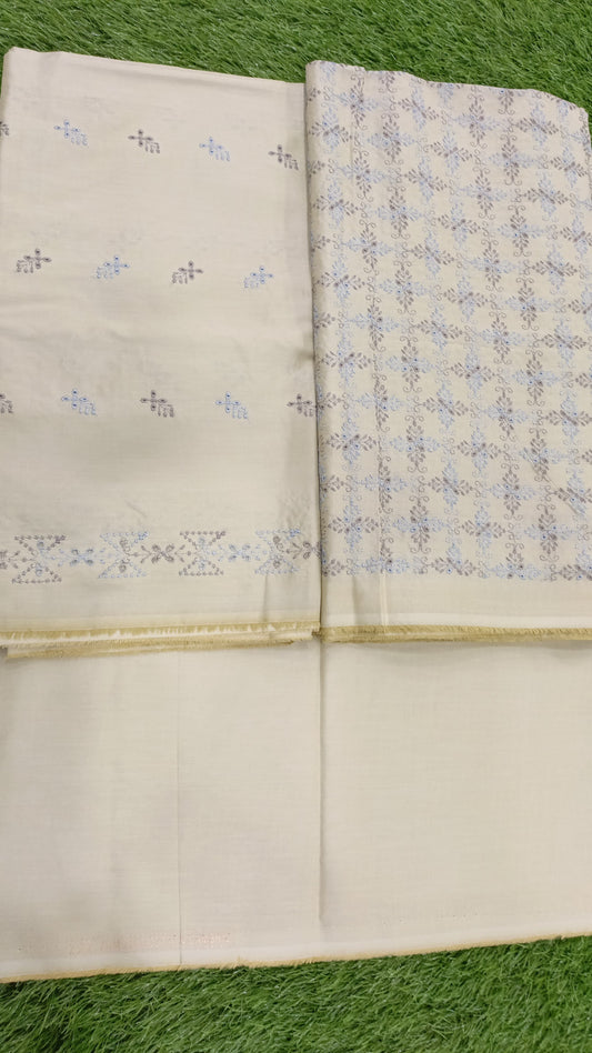 Zam Zam Emb Chikankari Lawn-D26