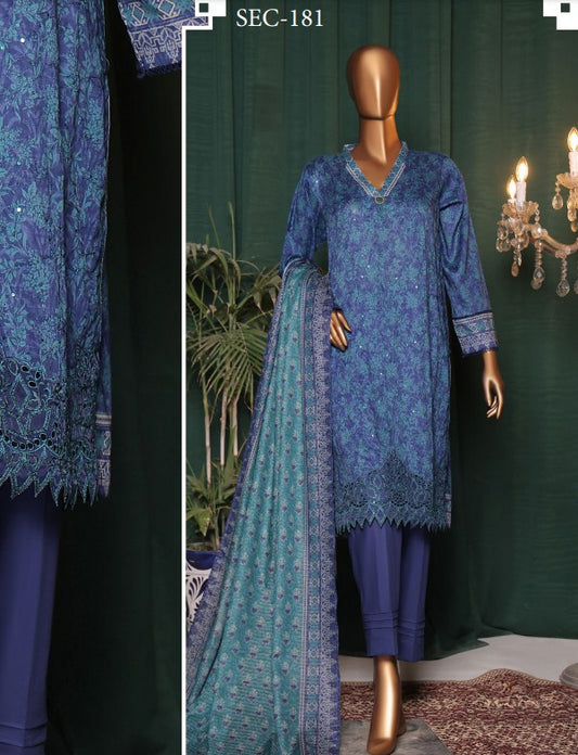 HZ Satranga Emb Cotton-SEC-181