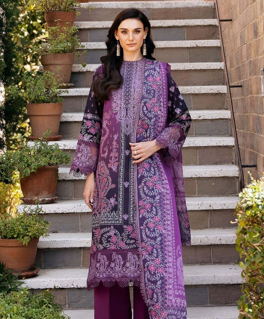 Afrozeh Damask Emb Lawn-D10A