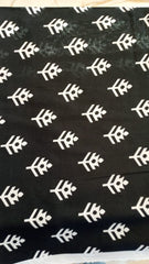 Sahla 02Pcs Printed Black & White-D18