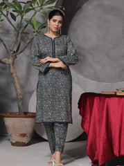 ManahilLakhani Stitched Printed Lawn-D01