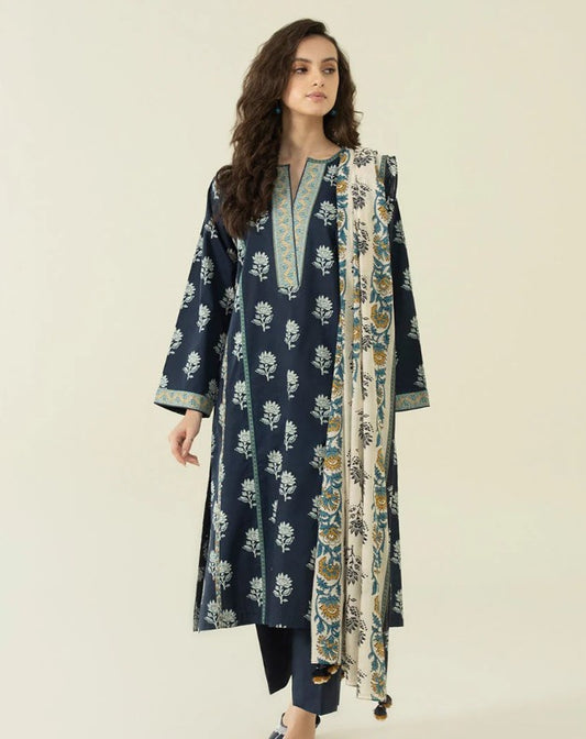 Sapphire Daily Printed Lawn-D20