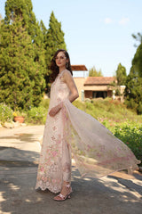 Noor Schiffli Laserkari Lawn-D7 - A