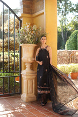 Noor Schiffli Laserkari Lawn-D5 - B