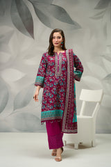 Regalia Salina Printed Khaddar-D03