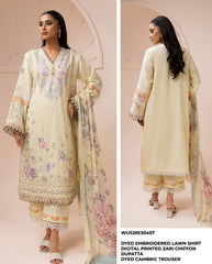 Zellbury Unstitched Lawn-D30457