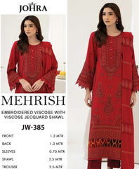 Johra Mehrish Emb Viscose -JW-385