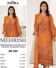 Johra Mehrish Emb Viscose -JW-389