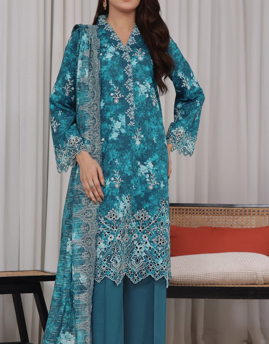 Zynah Chikankari Lawn-D402