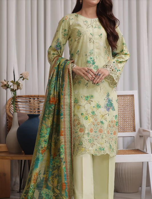 Zynah Chikankari Lawn-D407