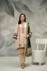 Regalia Salina Printed Khaddar-D06