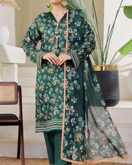 Aizal Ready To Wear 03 Pcs Lawn-D652