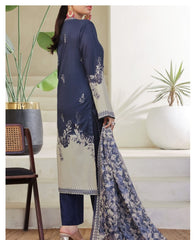 Aizal Ready To Wear 03 Pcs Lawn-D656