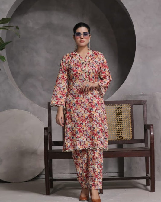 ManahilLakhani Stitched Printed Lawn-D06