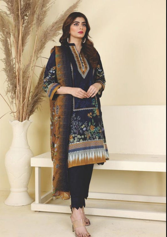 Zarsha Emb Lawn-D7584