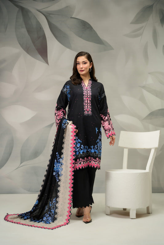 Regalia Salina Printed Khaddar-D07