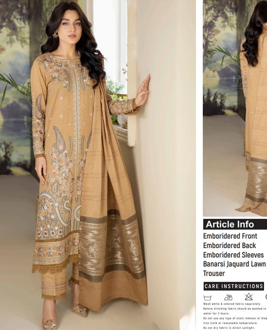 Johra Heaven Emb Lawn-JH801