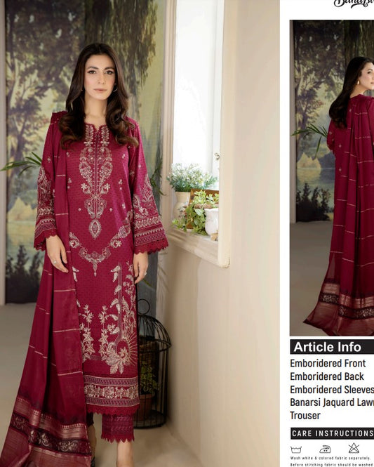 Johra Heaven Emb Lawn-JH802