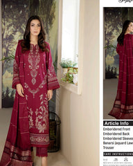 Johra Heaven Emb Lawn-JH802