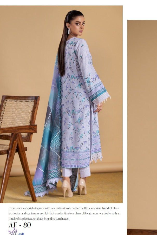 Aafreen Printed Karandi -AF-80 - Munaf Textile