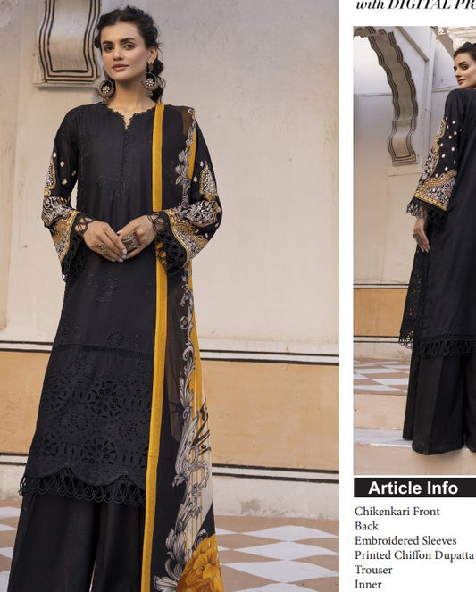 Johra Khalwat Chikankari Lawn-JH-872