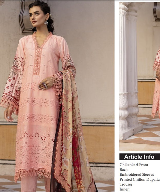 Johra Khalwat Chikankari Lawn-JH-874