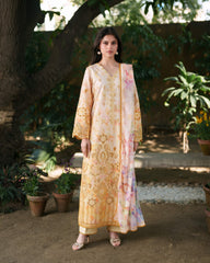 Neeshay Printkari Lawn-SOLAYA