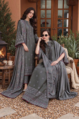 Noor Emb Winter Pashmina Shawl-D13
