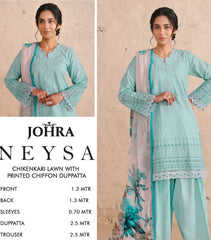 Johra Neysa Chikankari Lawn-JS-90