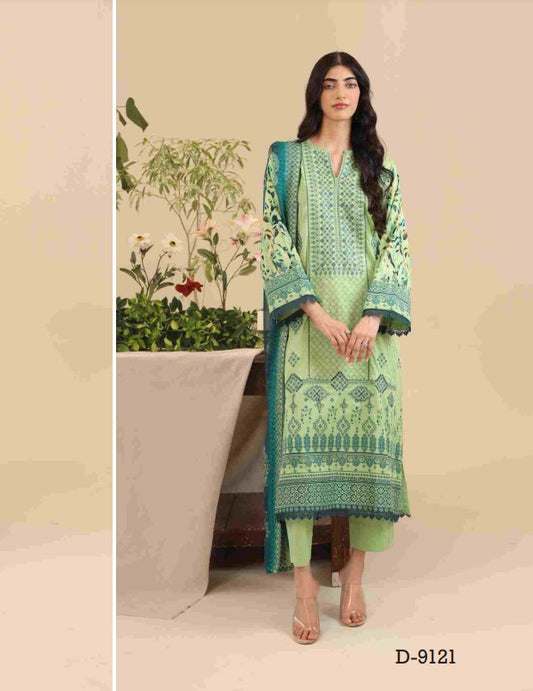 Rashid Tex Luxor Emb Lawn-D9121