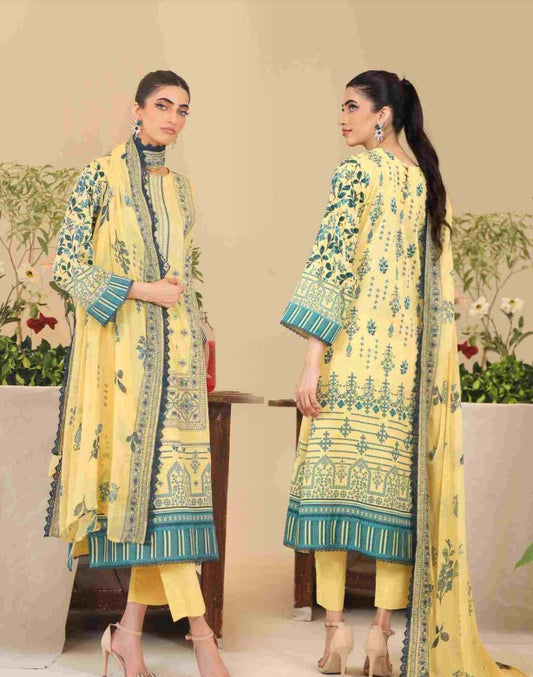 Rashid Tex Luxor Emb Lawn-D9126