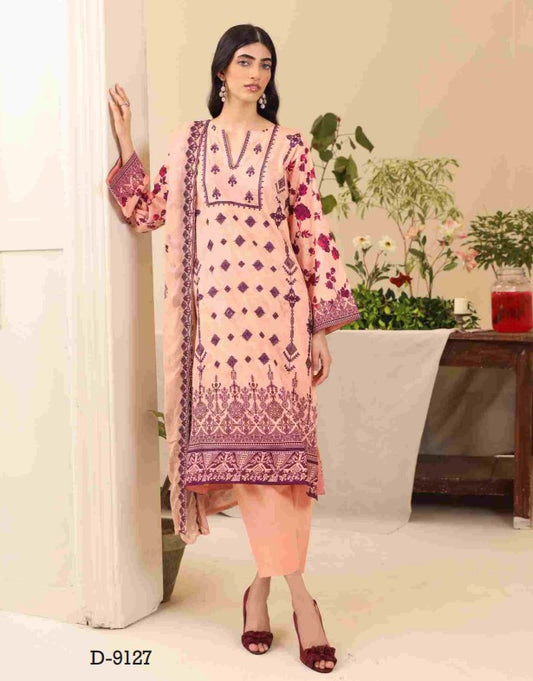 Rashid Tex Luxor Emb Lawn-D9127