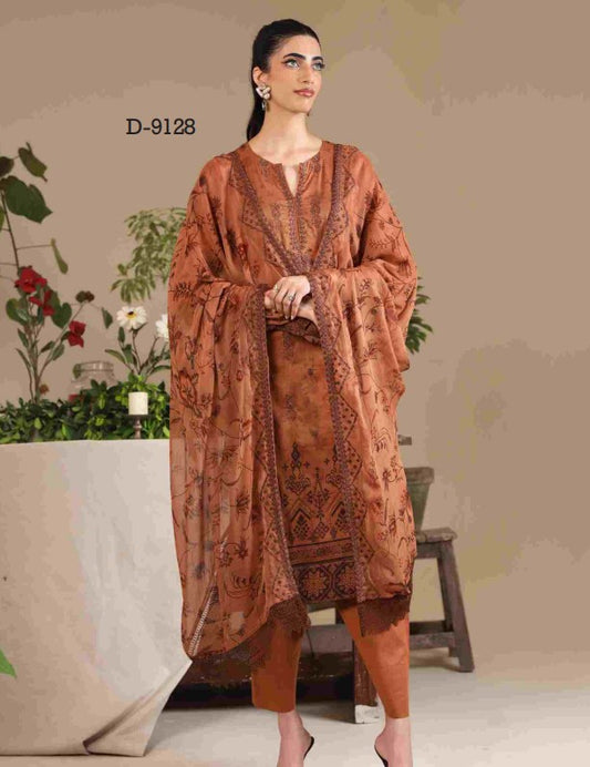 Rashid Tex Luxor Emb Lawn-D9128