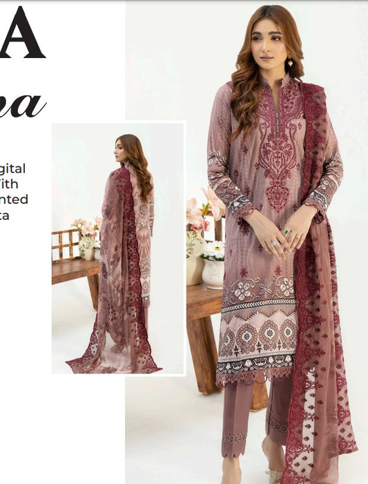 Johra Iyana Emb Lawn-JH-912