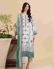 Rashid Tex Luxor Emb Lawn-D9130