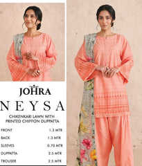Johra Neysa Chikankari Lawn-JS-93