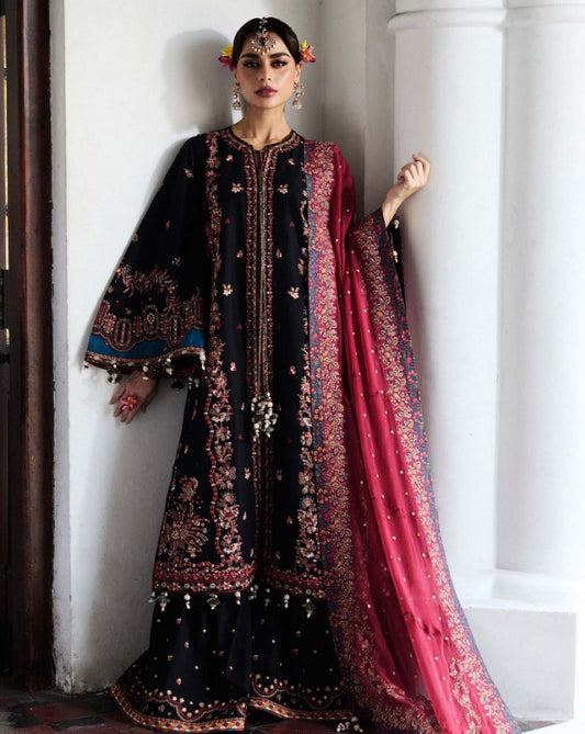 Hussain Rehar Luxury Lawn-Bliz