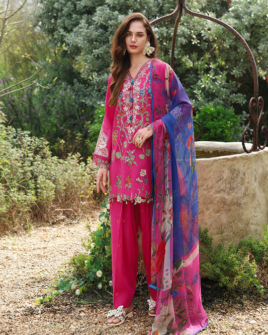 Mushq Hemline Secret Garden Lawn-D07
