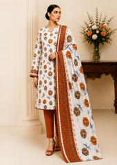 Wash N Wear Printed Suit-D14
