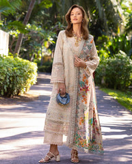 Faiza Saqlain Zinnia Luxury Lawn-Delilah